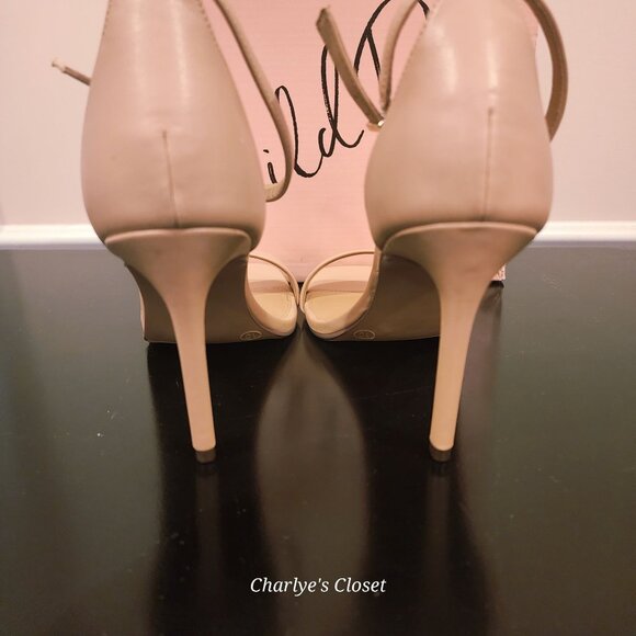 Wild Pair‎ Bethie Open-Toe Nude Minimalist Capsule Heels 10M NWB - Picture 9 of 15